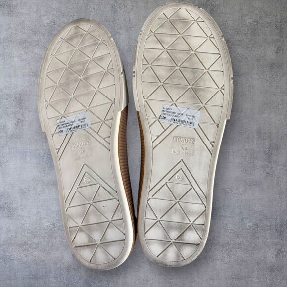 SCHUTZ Black and White Womans Sneakers. Size 10. - Picture 5 of 6